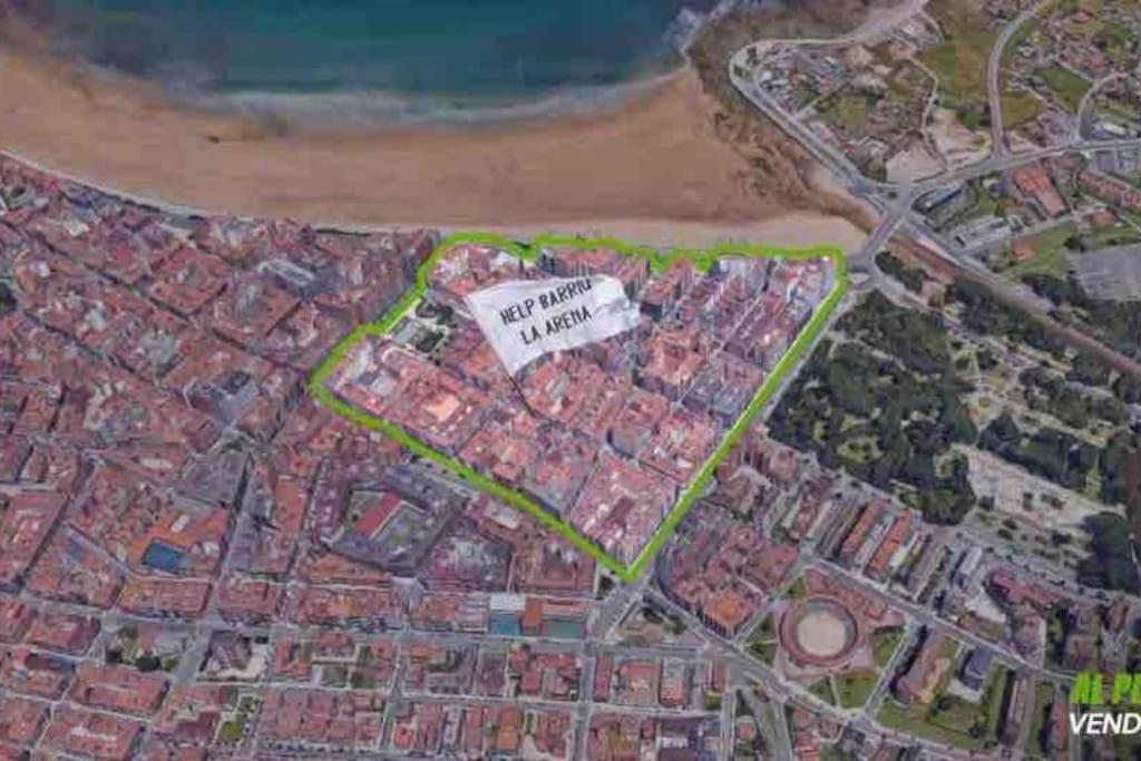 Apartamento A 100Metros De La Playa De San Lorenzo Gijón Dış mekan fotoğraf